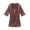 Coffee, variant on MuZeFu Robes for Men Clearance Sale Mens Robe Cotton Men's Solid Color Thin Short Sleeved Plus Size Lace Up Pajamas