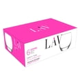 thumbnail image 6 of LAV Drinking Glasses Set of 6 - Glass Water and Beverage Tumblers 13.75 oz, 6 of 7