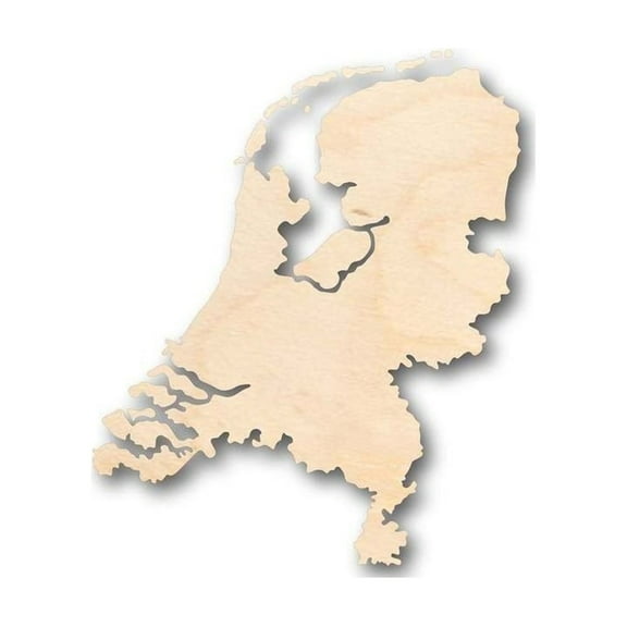 Unfinished Wood Netherlands Shape - Country - Craft - up to 46" DIY 5" / 1/8"