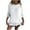 White, variant on Womens Plus Size Tops Hollow Out Half Sleeve Shirts Breathable Casual Side Split Crewneck Tees Fashion Clothing S-5XL
