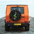 thumbnail image 6 of Susaid Music Notes Print Tire Covers,Waterproof Anti-UV Snow Sun Rain Tire Covers for RV,Truck, SUV, Trailer, Camper-17 inch, 6 of 6