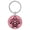 Pink, variant on Turtle Red Laser Engraved Leatherette Keychain Backpack Pull - 1.5 x 3 Inches