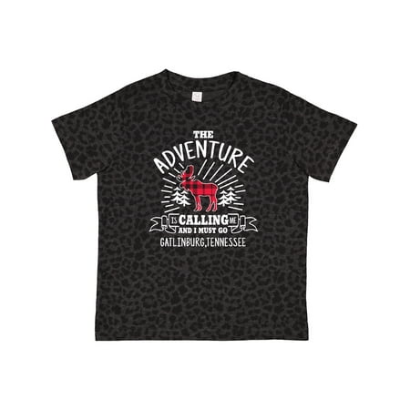 

Inktastic Gatlinburg Tennessee the Adventure is Calling and I Must Go Gift Toddler Boy or Toddler Girl T-Shirt
