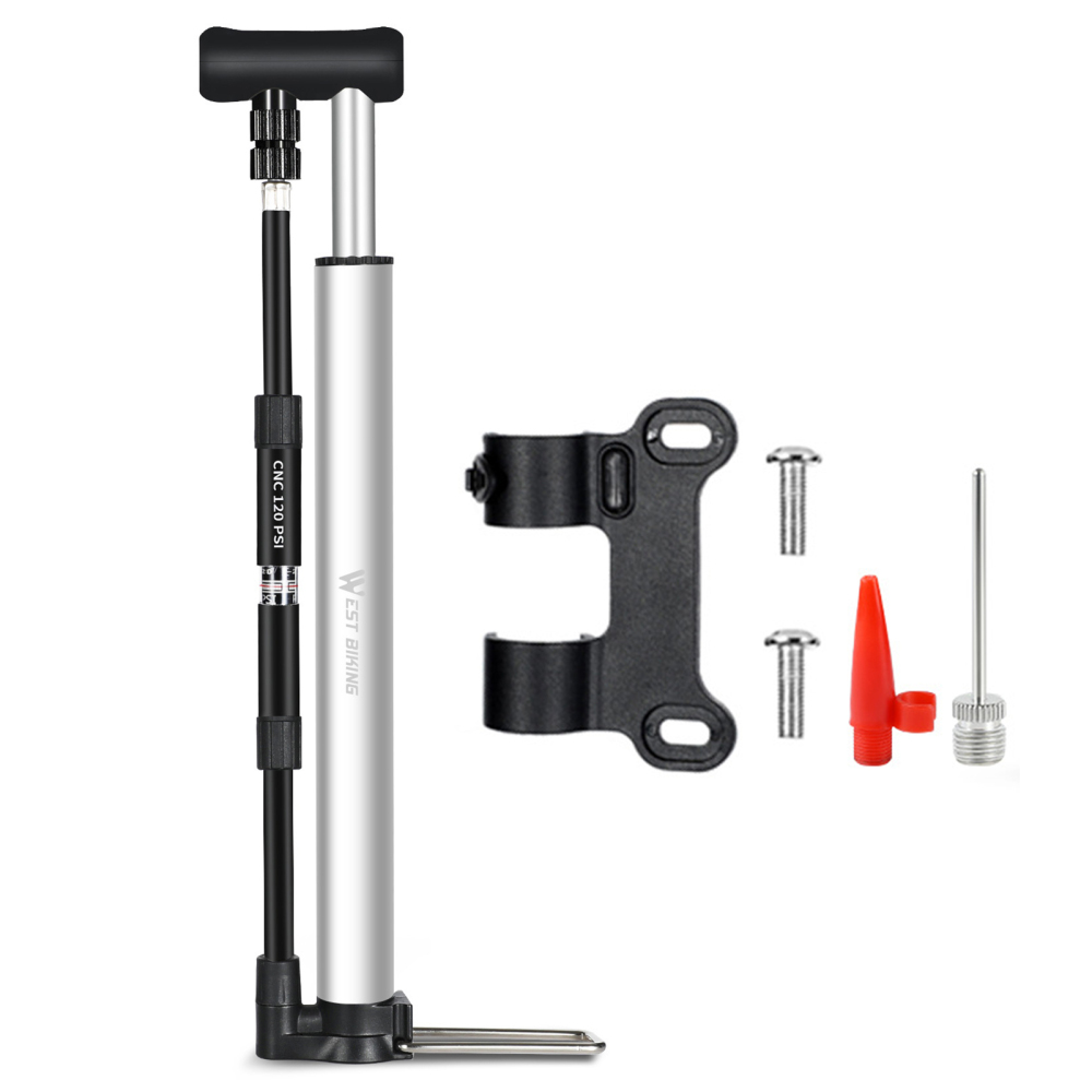 alloy barrel bike pump