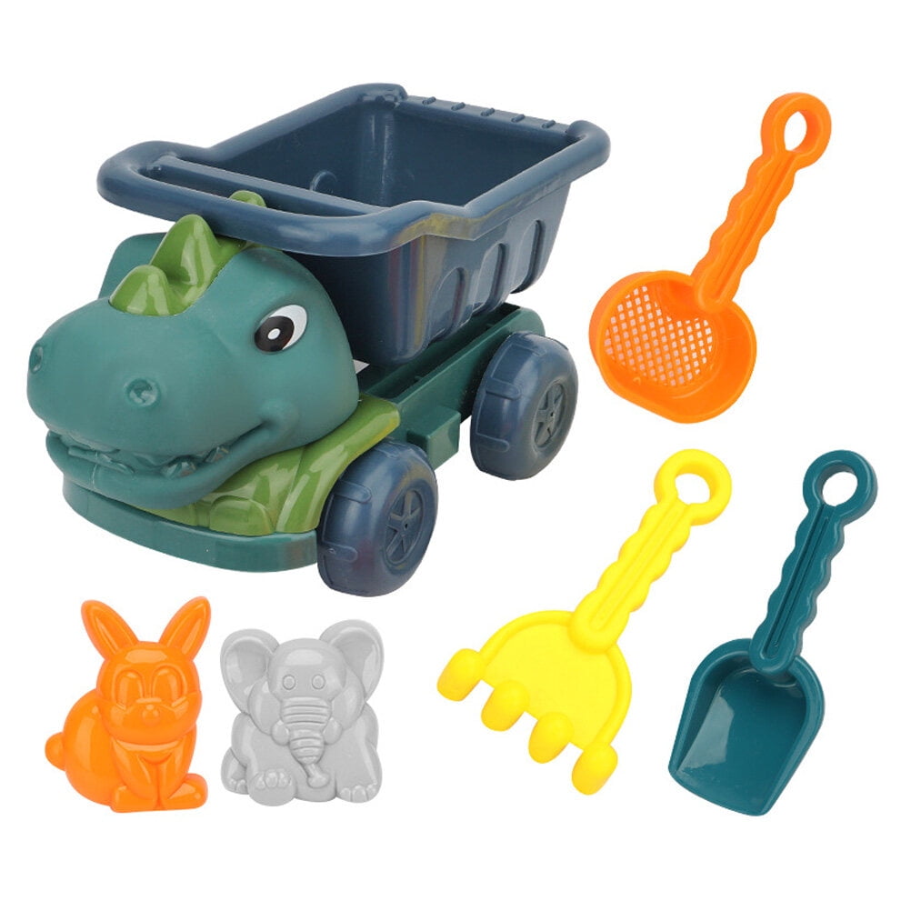 1 Set of Outdoor Sand Toys Beach Sand Digging Toys Dinosaur Engineering ...