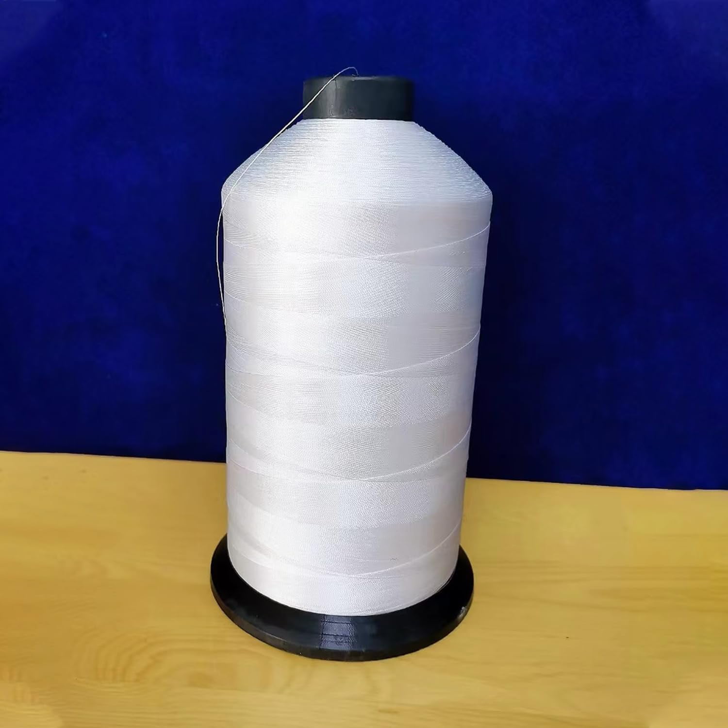 5700Yds Nylon Twine - White Nymo Beading Thread Size D for Sewing, Bracelet Making & More Waxed Cord & Thread Set for Hair Weave, Denim & Upholstery Includes Beading String & Upholstery Needles