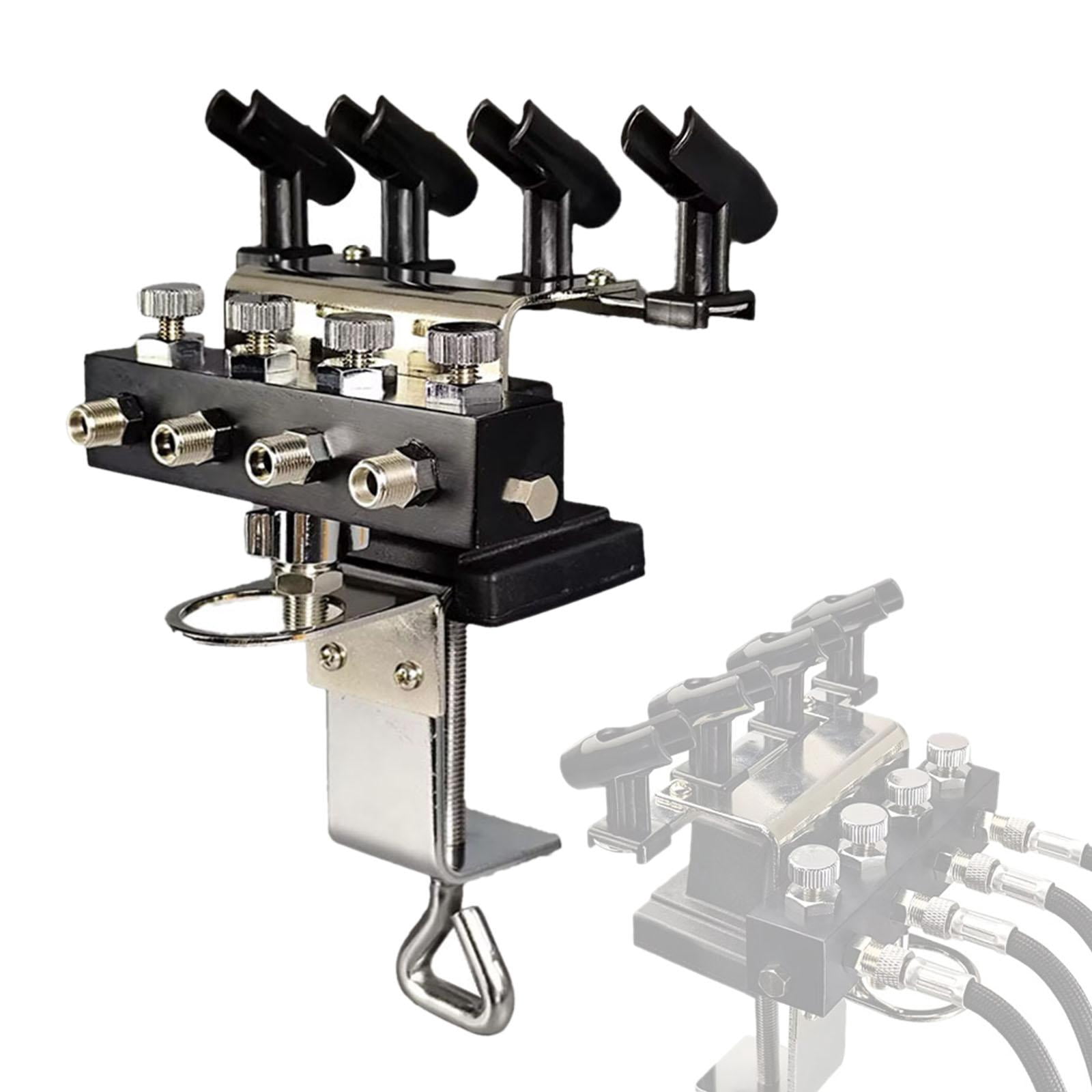 balikha Hold 4 Airbrushes Sturdy Multiple Fixing Rack Desktop Airbrushes Accessories
