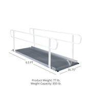 Titan Ramps 9.5' Wheelchair Entry Ramp - 850 lb. Capacity