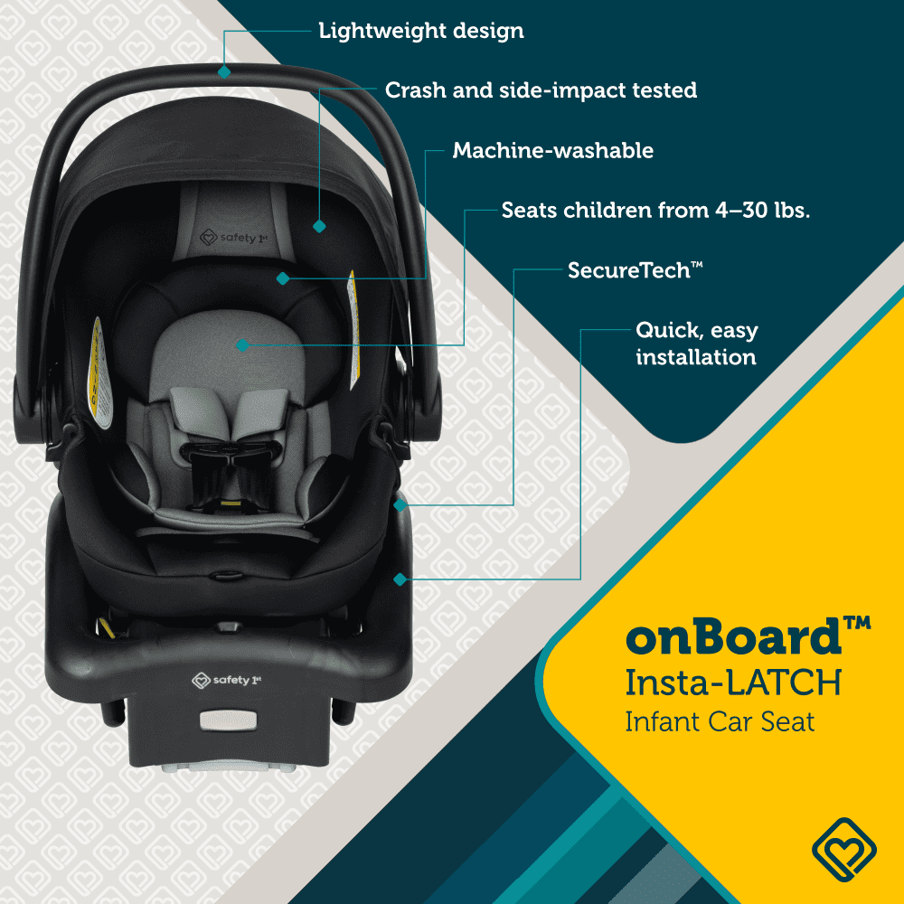 Safety 1st onBoard Insta-Latch Infant Car Seat