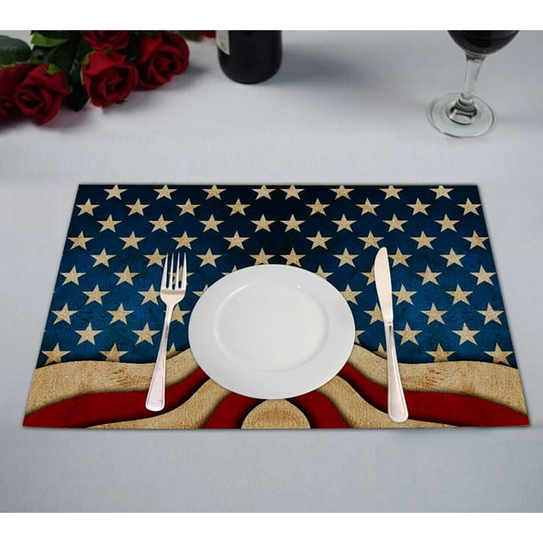 PKQWTM 4Th Of July Independence Day America Usa Kitchen Dining Table
