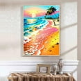 thumbnail image 2 of Beach Scenery Bedroom Decorative Diamond Art Kitss 16*20, 2 of 8