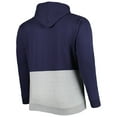 thumbnail image 3 of Men's Navy/White Boston Red Sox Big & Tall Fleece Half-Zip Hoodie, 3 of 3