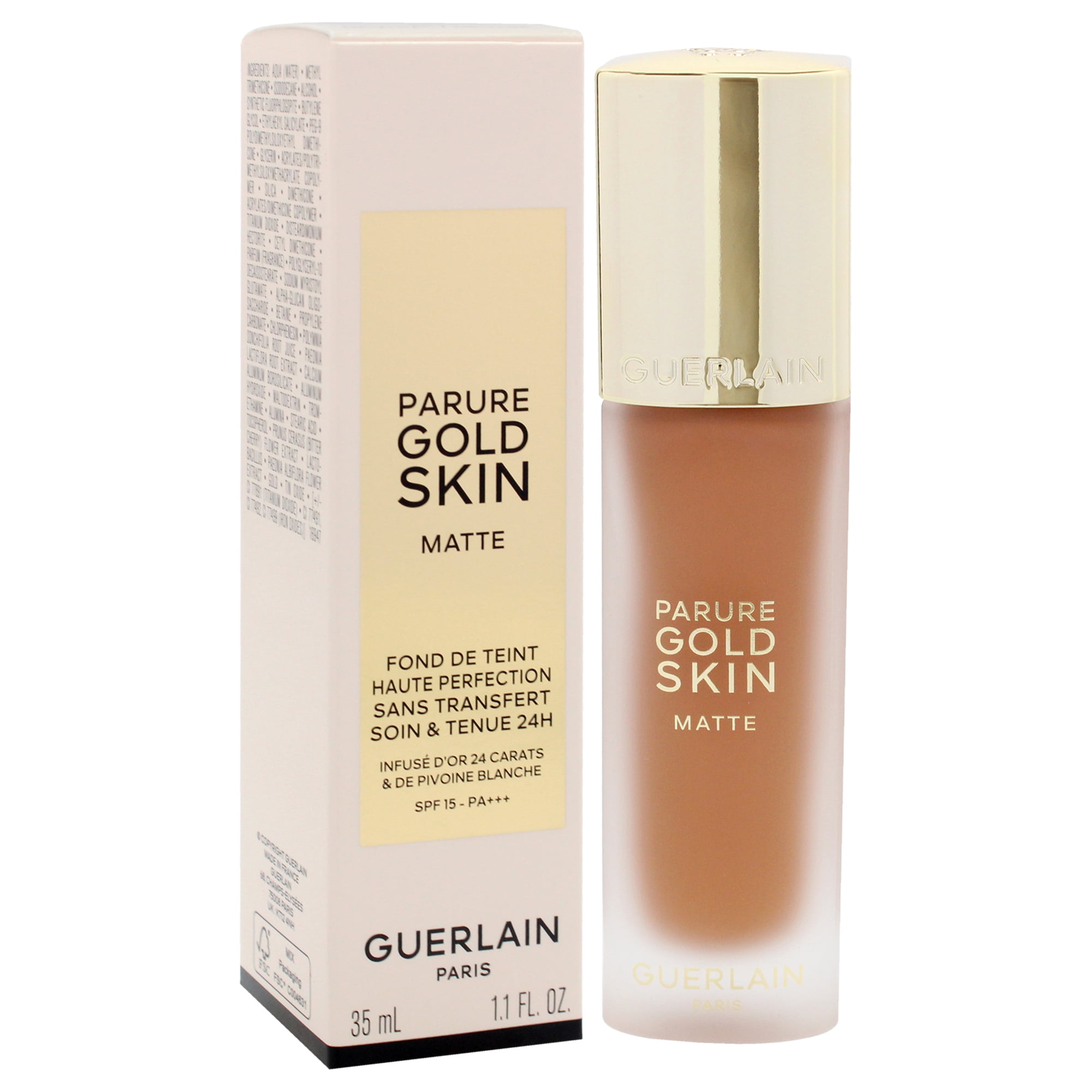 Guerlain Parure Gold Skin Matte 24H Wear No-Transfer Foundation SPF 15 - 5N Neutral , 1.1 oz Foundation
