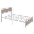 thumbnail image 6 of YOFE Full Bed Frames for Kid Adult, Full Platform Bed with Headboard and Footboard, Steel Slats, Full Size Bed Frame No Box Spring Needed, Modern Bedroom Furniture, White, D1705, 6 of 12