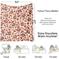thumbnail image 5 of Fall Thanksgiving Blankets,Football with Maple Leaves Farmhouse Blanket Throw,Thanksgiving Fall Flannel Fleece Throw Blanket for Home Living Room Couch Bed Chair or Dorm Decor 60"x50", 5 of 7