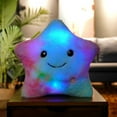 thumbnail image 6 of 40*35 creative Toy Luminous Pillow Soft Stuffed Plush Glowing Colorful Stars Cushion Led Light Toys Gift for Kids Children Girls (WHITE), 6 of 7