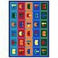 thumbnail image 2 of Joy Carpets Kid Essentials Library Blocks 54" x 78" Indoor Area Rug in Color Multi, 2 of 2