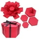 thumbnail image 1 of JShteea Explosion Box Hexagonal DIY Álbum Fotos Scrapbooking Bomb Box Gift (Rojo), 1 of 9