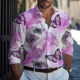 thumbnail image 1 of Camisa nueva para hombre, estilo mariposa, de lujo, informal, para negocios, para compras callejeras, Vaion, manga larga, 12 colores, 1 of 6