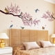 thumbnail image 1 of Un conjunto de pegatinas de pared, pegatinas de pared con ramas de flores y pájaros, decoración de pared para dormitorio, sala de estar y oficina, 1 of 4