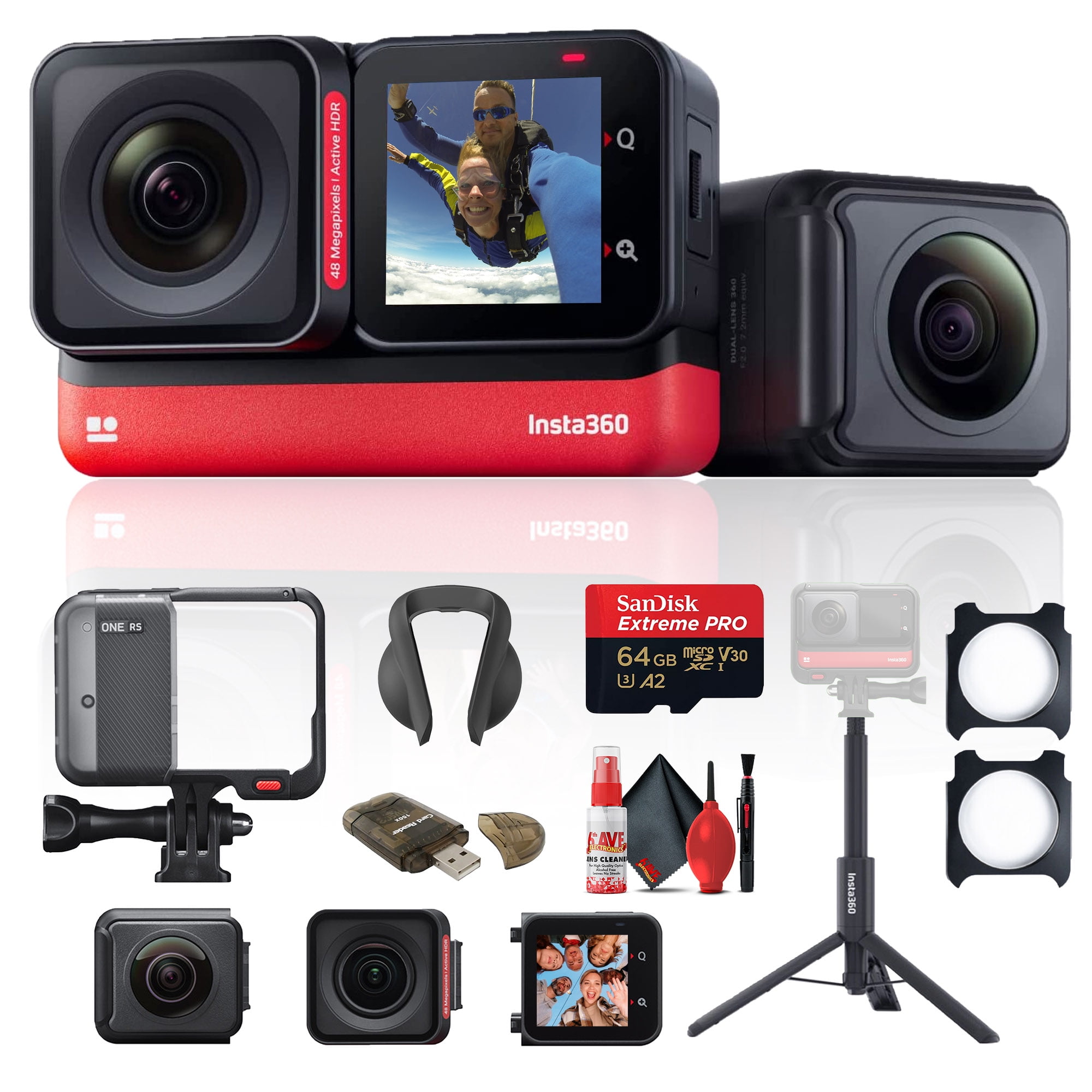 Insta360 ONE RS Twin Edition Waterproof 4K 60fps Action Camera