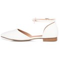 thumbnail image 3 of Journee Womens Vielo Ballet Almond Toe Buckle Flats, Widths Available, 3 of 10