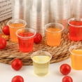 thumbnail image 4 of chalian 500 Pack 1oz Plastic Shot Glasses - Disposable Shot Glasses Mini Shot Cups for Wedding, Holiday, Party, 1 oz Shot Cups for Beer, Vodka, Whiskey, Tequila, Snacks, 4 of 14