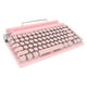 thumbnail image 5 of Teclado mecánico Bling Bling para máquina de escribir 83 Teclas interruptor azul Bluetooth 5.0 color rosa, 5 of 12