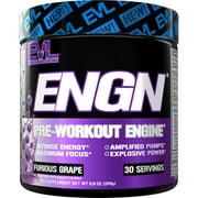 Evlution Nutrition ENGN Pre Workout Powder for Women and Men, Furious Grape, 30 Servings