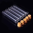 thumbnail image 5 of BENECREAT 20 Pack 30ml Glass Tubes Transparent Decoration Bottles with Cork Stoppers for Arts, Crafts and Other Small Projects, 5 of 7