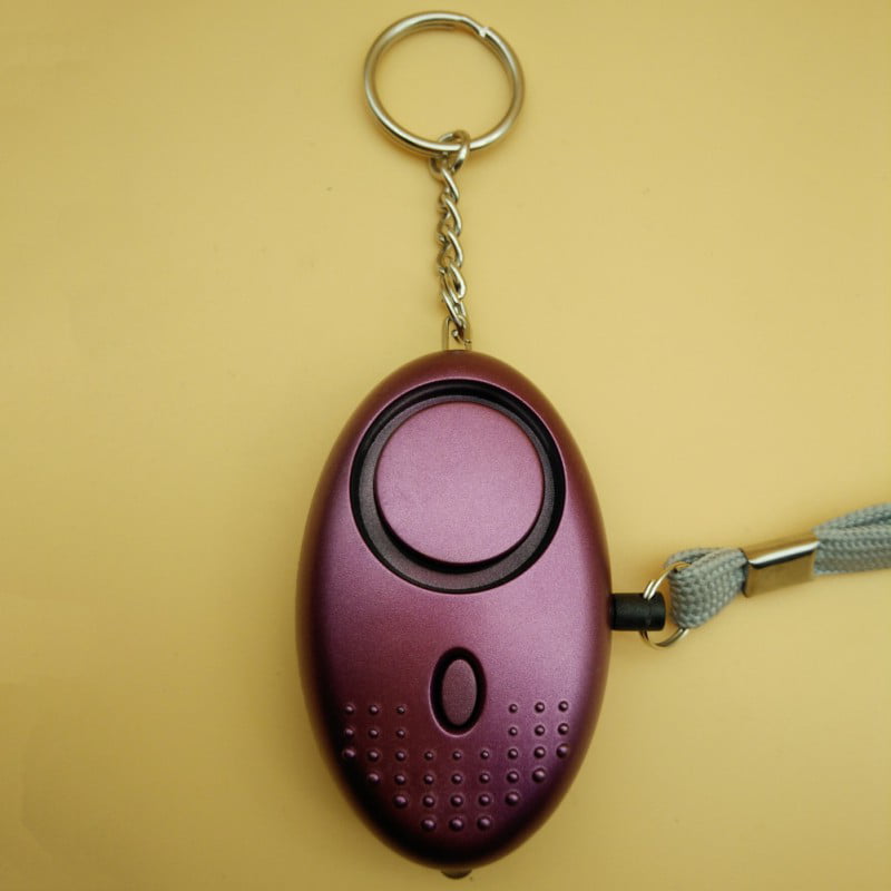 Mini Egg Self Defense Keychain Personal Alarm Emergency Survival Keyring Women 