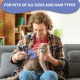 thumbnail image 4 of SCRUBIT-PETS Self Cleaning Slicker Brush – Cat & Dog Grooming Brush for shedding hair - One-click Cleaning with retractable Bristles - Hair remover for Large and Small Pets., 4 of 6