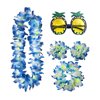 LVOERTUIG Garland Set Wreath Pineapple Sunglasses Summer Hawaiian Party Supplies Hair Clip