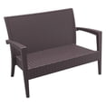 thumbnail image 5 of Compamia Miami 6 Piece Resin Patio Conversation Set in Brown, 5 of 8