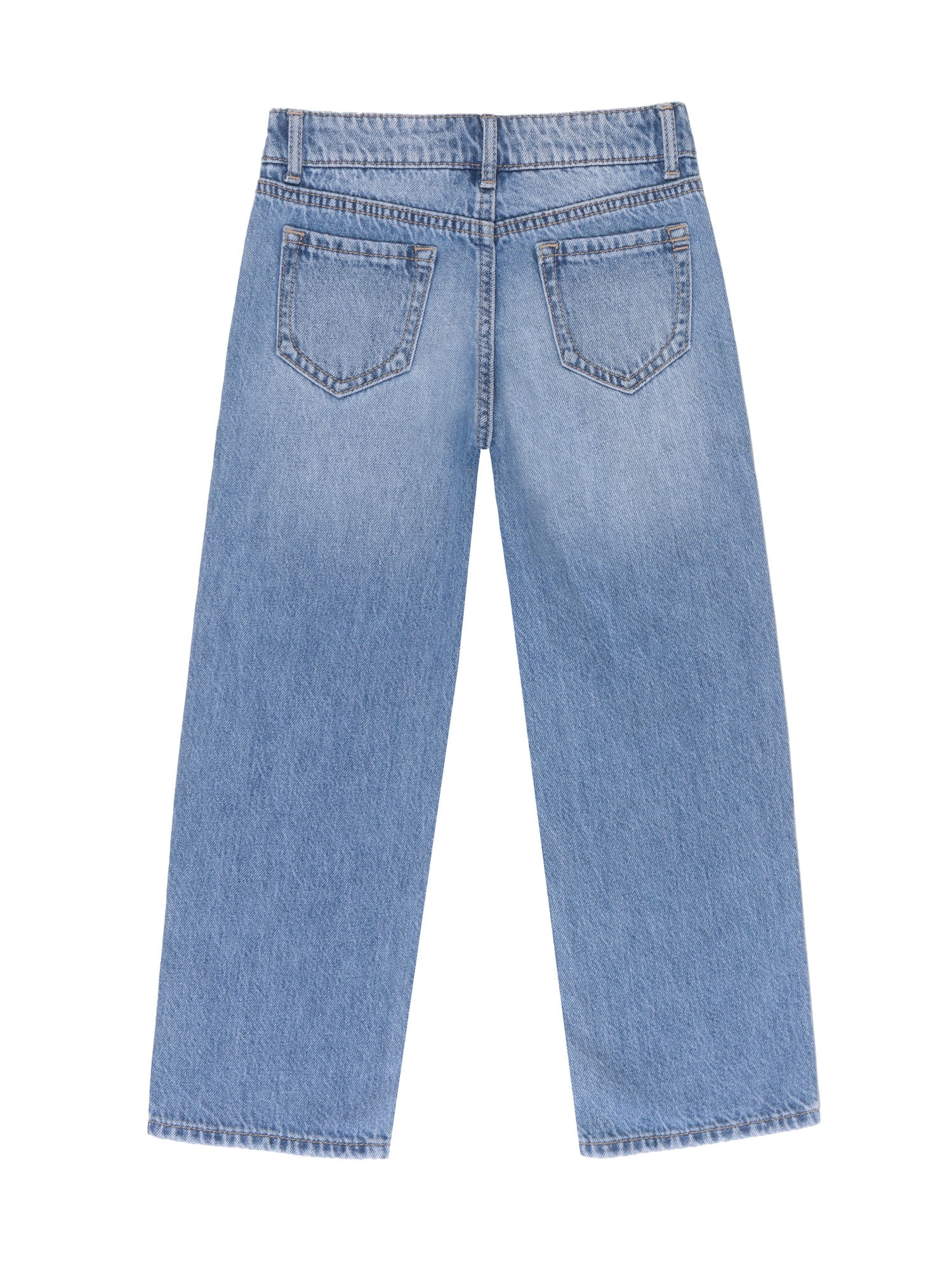 Wonder Nation Girls Easy Straight Leg Jean, Sizes 5-18