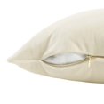 thumbnail image 3 of Modway Enhance 20" Performance Velvet Throw Pillow in Ivory, 3 of 4