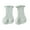 Green, variant on Little Girls Ruffle Lace Trim Cotton Socks Baby Girl Eyelet Frilly Dress Socks Boot Socks