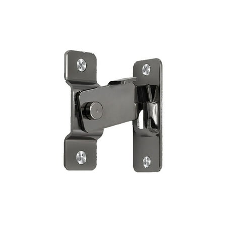 

Thinsont 2 Pieces Right Angle Locks Home Improvement Safety Hasp Buckles Hardware Doors Latches with Mounting Screws Bedroom Cabinet Right Angle/Black/L