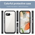 thumbnail image 2 of Case for Google Pixel 9A,Google Pixel 9A Case,Transparent TPU+PC Acrylic Protective Military Grade  Heavy Duty Protection Phone Case for Google Pixel 9A (Black), 2 of 16