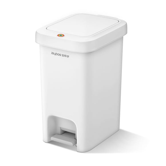 Bote de basura MOPALL Slim para baño con tapa, cierre suave, 7.2 L, 1.9 galones