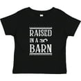 thumbnail image 3 of Inktastic RAISED in a BARN in White Boys or Girls Toddler T-Shirt, 3 of 5