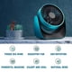 thumbnail image 4 of admirador,Nuevo mini ventilador recargable usb para dormitorio de estudiantes, ventilador silencioso portátil Meterk admirador, 4 of 7