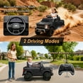 thumbnail image 4 of iYofe Ford Ride on Cars, 12V Ford F150 Raptor Powered Ride on Toys with Remote Control, Electric Car for Kids with Bluetooth/FM/Trunk, 4 Wheelers Truck for Toddlers Boys Girls Ages 3-6, Black, 4 of 9