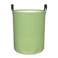 thumbnail image 2 of Goofa Green Gingham Printed Circular Hamper,Laundry Basket with Handles,Storage Baskets Foldable,Large Capacity Laundry Hamper-, 2 of 8