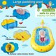 thumbnail image 5 of Piscina inflable con aspersor de dinosaurios para niños almohadilla antisalpicaduras para patio trasero juguetes acuáticos para exteriores Verano, 5 of 5