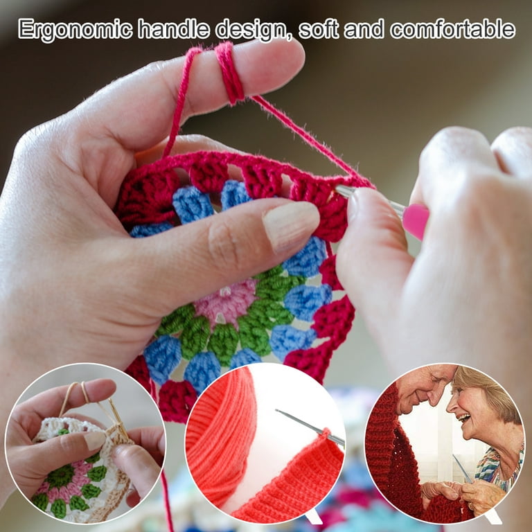 Katech Crochet Kit for Beginners, 70 Pcs Beginners Crochet Kit for