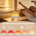 thumbnail image 4 of Wake up Light Sunrise Alarm Clock with Sound Machine for Adults Sleep Bedrooms, 4 of 9