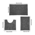 thumbnail image 3 of Back To School Supplies!Thick Bathroom Rugs Mat,Bath Mats for Bathroom Floor Non Slip Non Skid Washable,Floor Mat Bathroom Non-slip Mat Three Sets Of Water-absorbent Quick-dry Doorway Foot Mat Set, 3 of 8