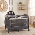 thumbnail image 5 of Baby Trend Lil Snooze Deluxe II Nursery Center Playard in Forest Party Grey, 5 of 16