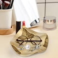 thumbnail image 6 of yuksok Jewelry Tray Decor Bedroom Multipurpose Cosmetic Dish for Friends Women Sisters Bright gold, 6 of 9